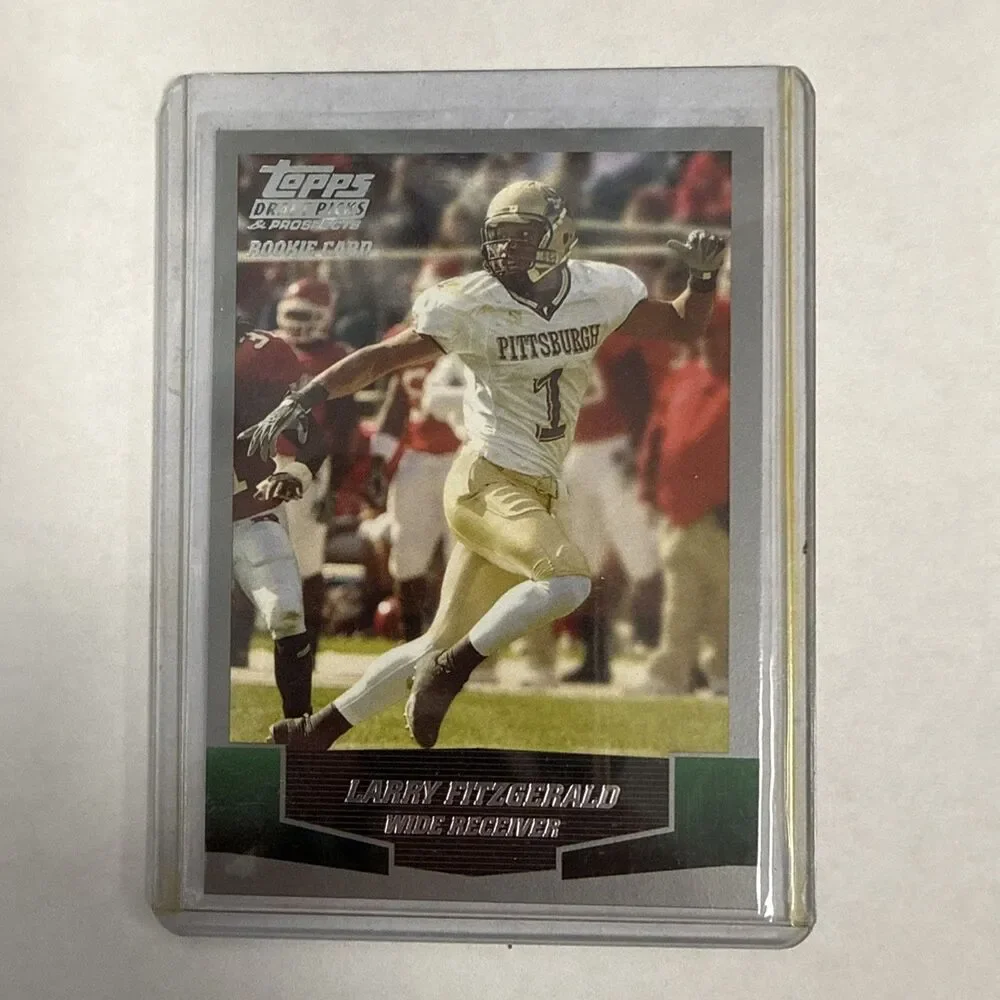 HOF Larry Fitzgerald 2004 Topps Draft Picks & Prospects - #140 (RC)